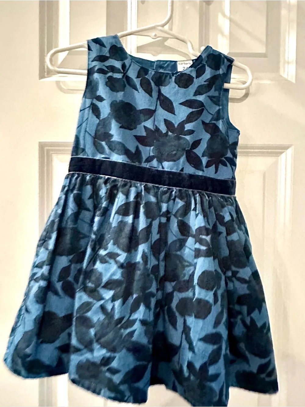 Girls Floral Tiered Sundress - Bright Multi & Blue dress 2T/24 Carter/Goodlad
